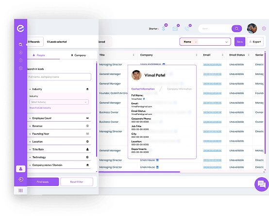 Email verification UI