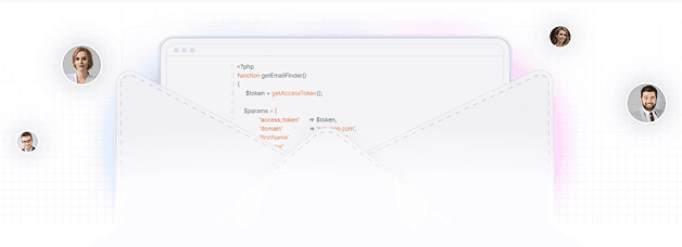 Email finder UI