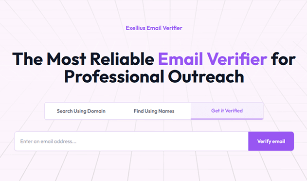 Email verification UI